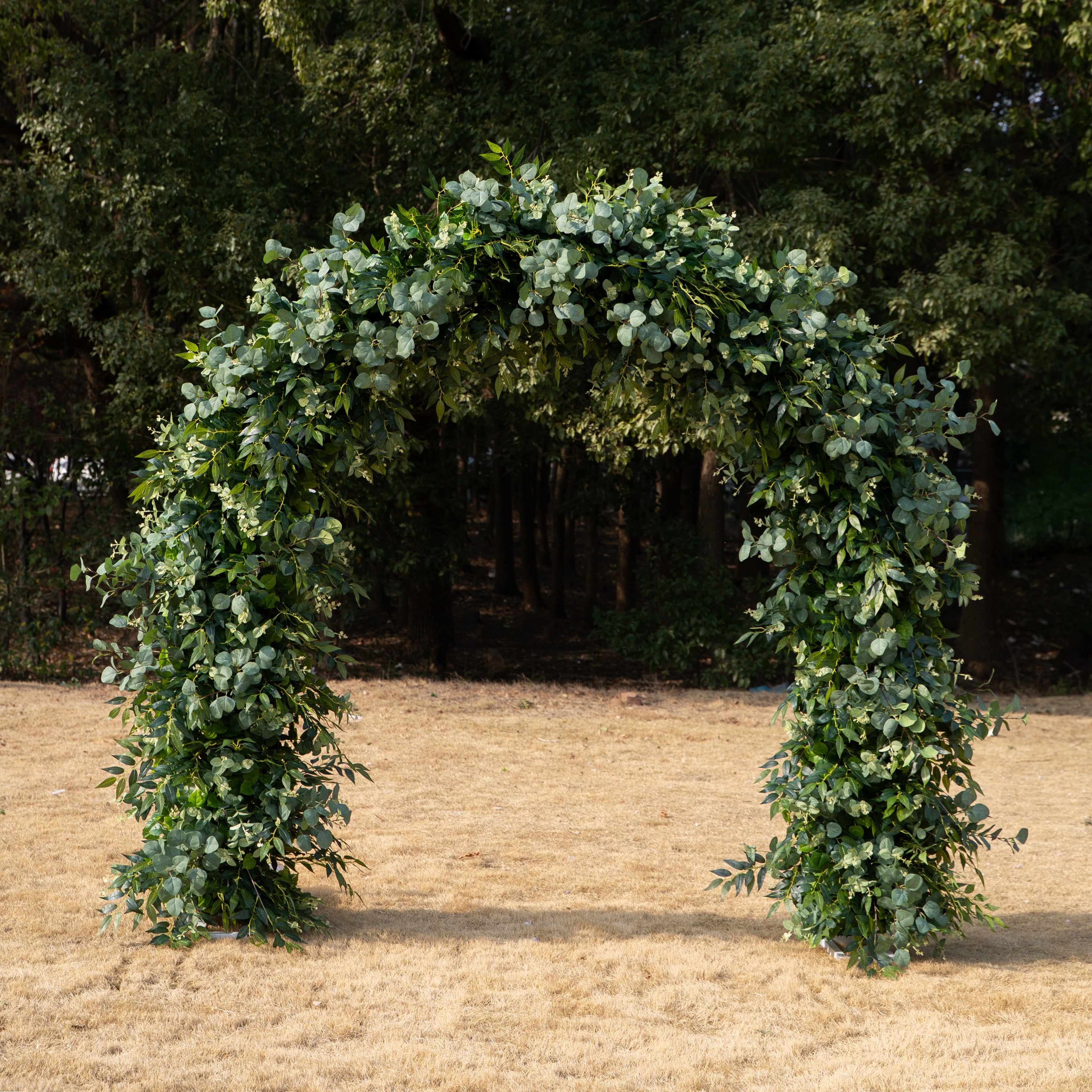 Brooke: All Green Flower Arch for Wedding Party Background Decoration (Including Frame)