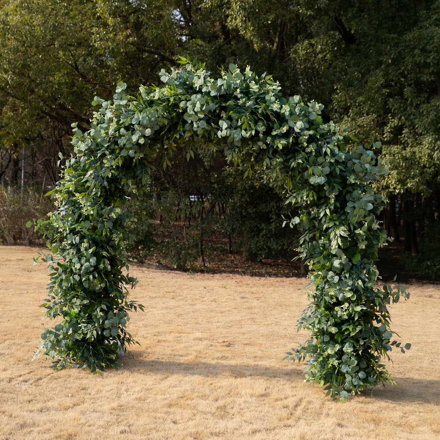 Brooke: All Green Flower Arch for Wedding Party Background Decoration (Including Frame)