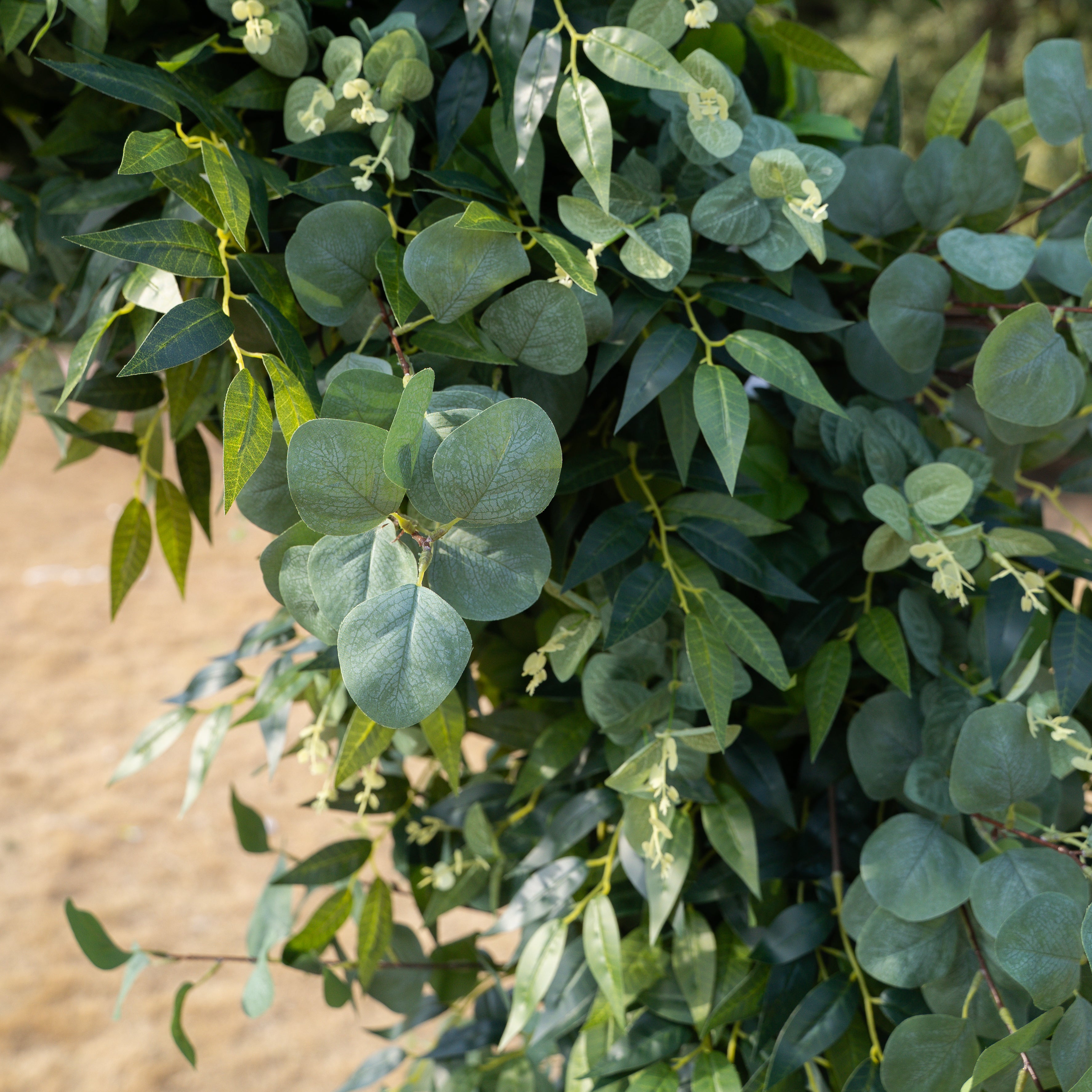 Brooke: All Green Flower Arch for Wedding Party Background Decoration (Including Frame)