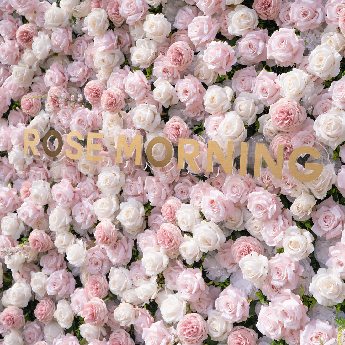 Caius: Luxury 5D Cream &amp; Blush Silk Floral Wall Roll-Up Fabric Backdrop for Dreamy Garden Weddings &amp; Bridal Showers