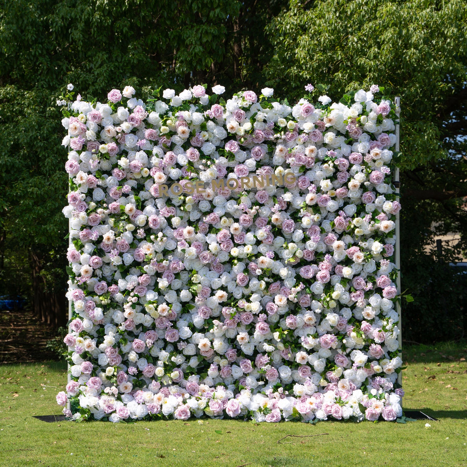 Carlin：4D Fabric Artificial rolling up curtain flower wall (Ready to Ship)