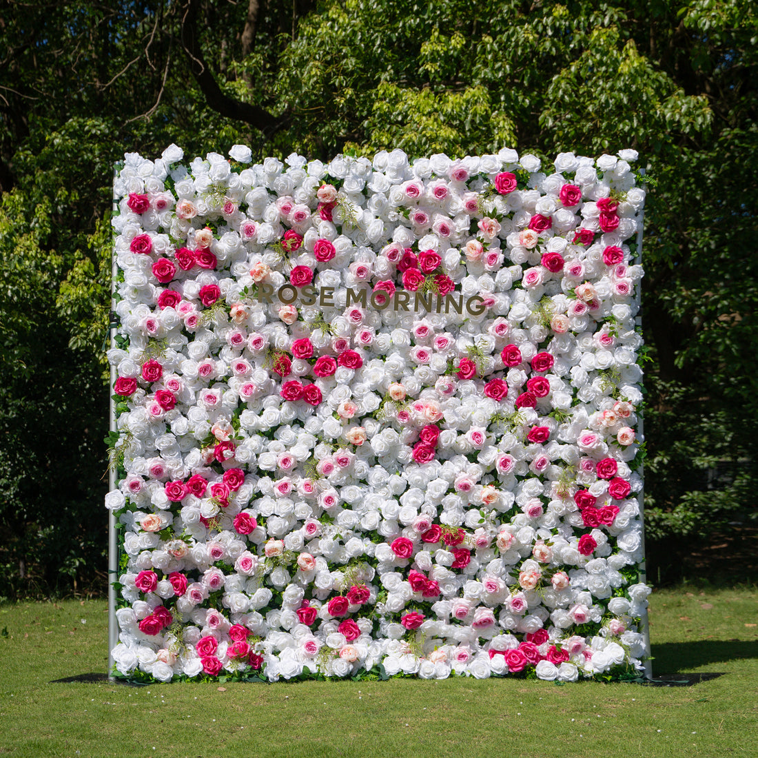 Carrie:3D Fabric Artificial rolling up curtain flower wall
