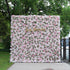 Cathy: 3D Artificial Rolling Up Fabric Curtain Wall R189 - 8ft*8ft Rose Morning