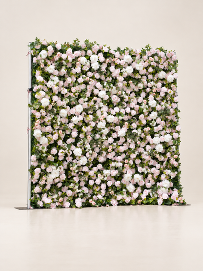Bellarose: 3D Fabric Artificial Zip Up Curtain Flower Wall For Wedding and Events Decoration