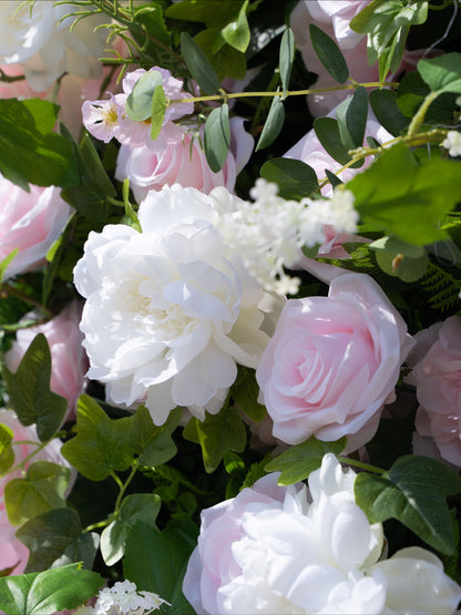Bellarose: 3D Fabric Artificial Zip Up Curtain Flower Wall For Wedding and Events Decoration