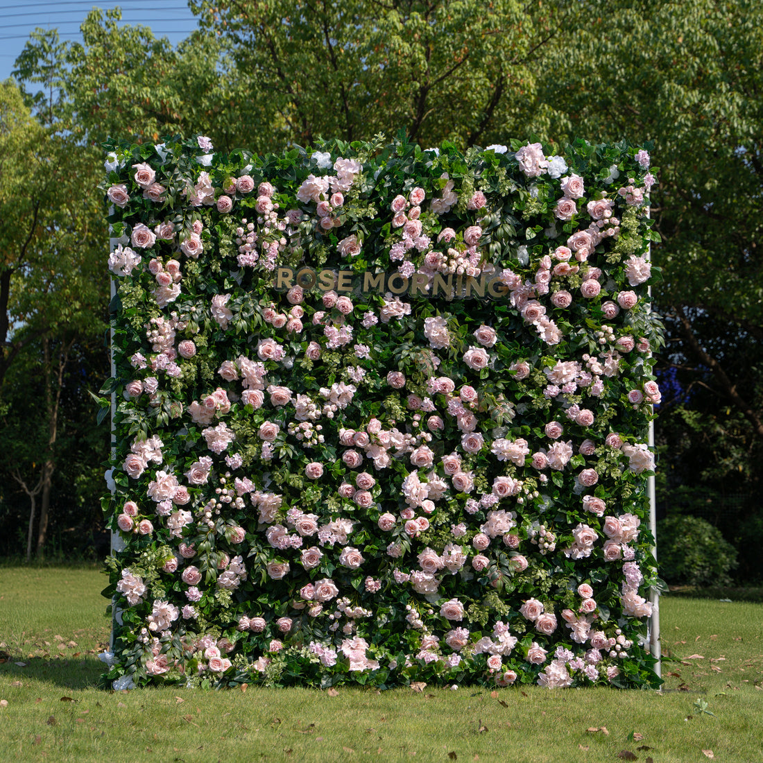 Darling:5D Fabric Artificial rolling up curtain flower wall