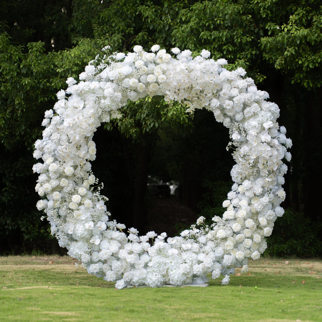 Donut Wedding Party Background Floral Arch Decoration
