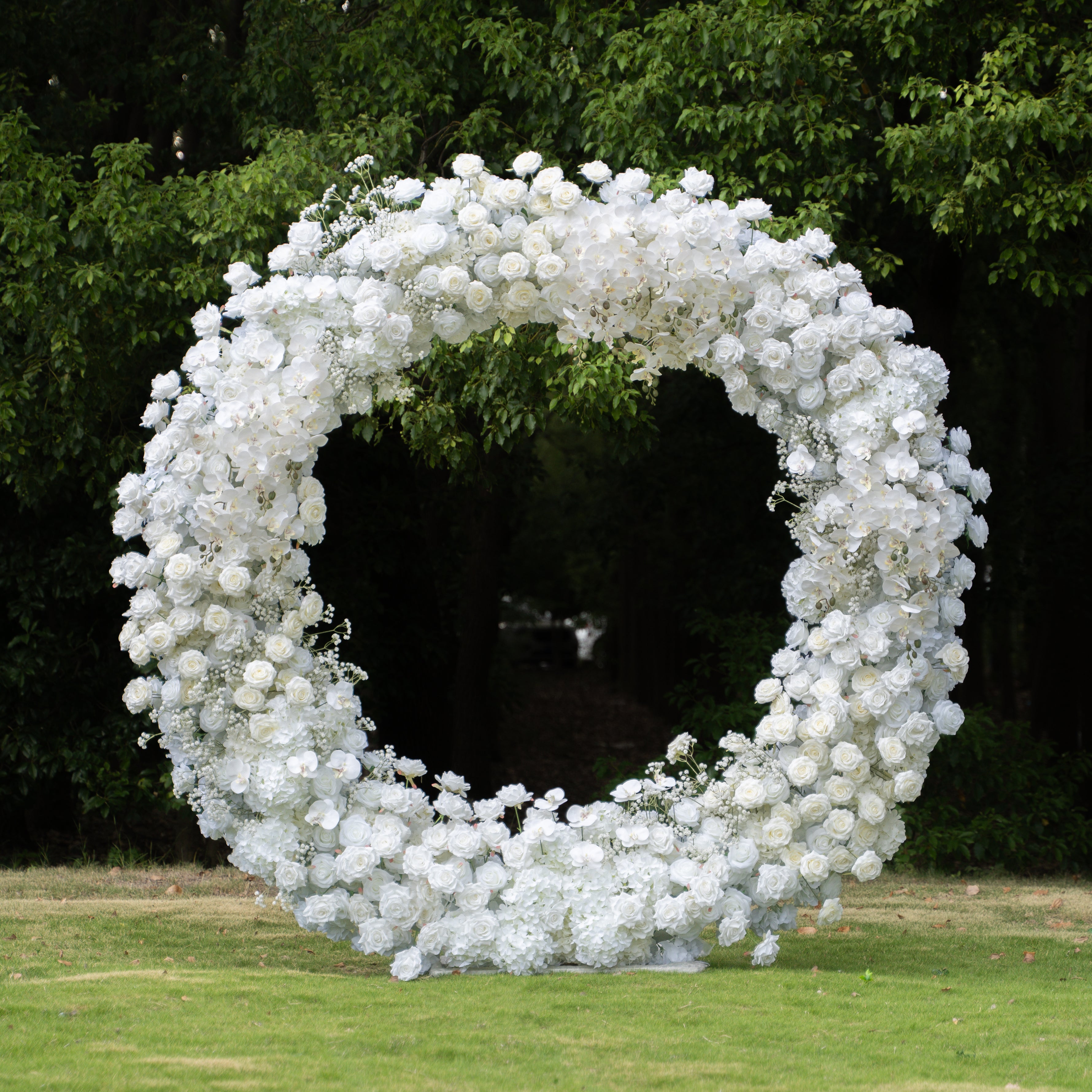 Donut Wedding Party Background Floral Arch Decoration