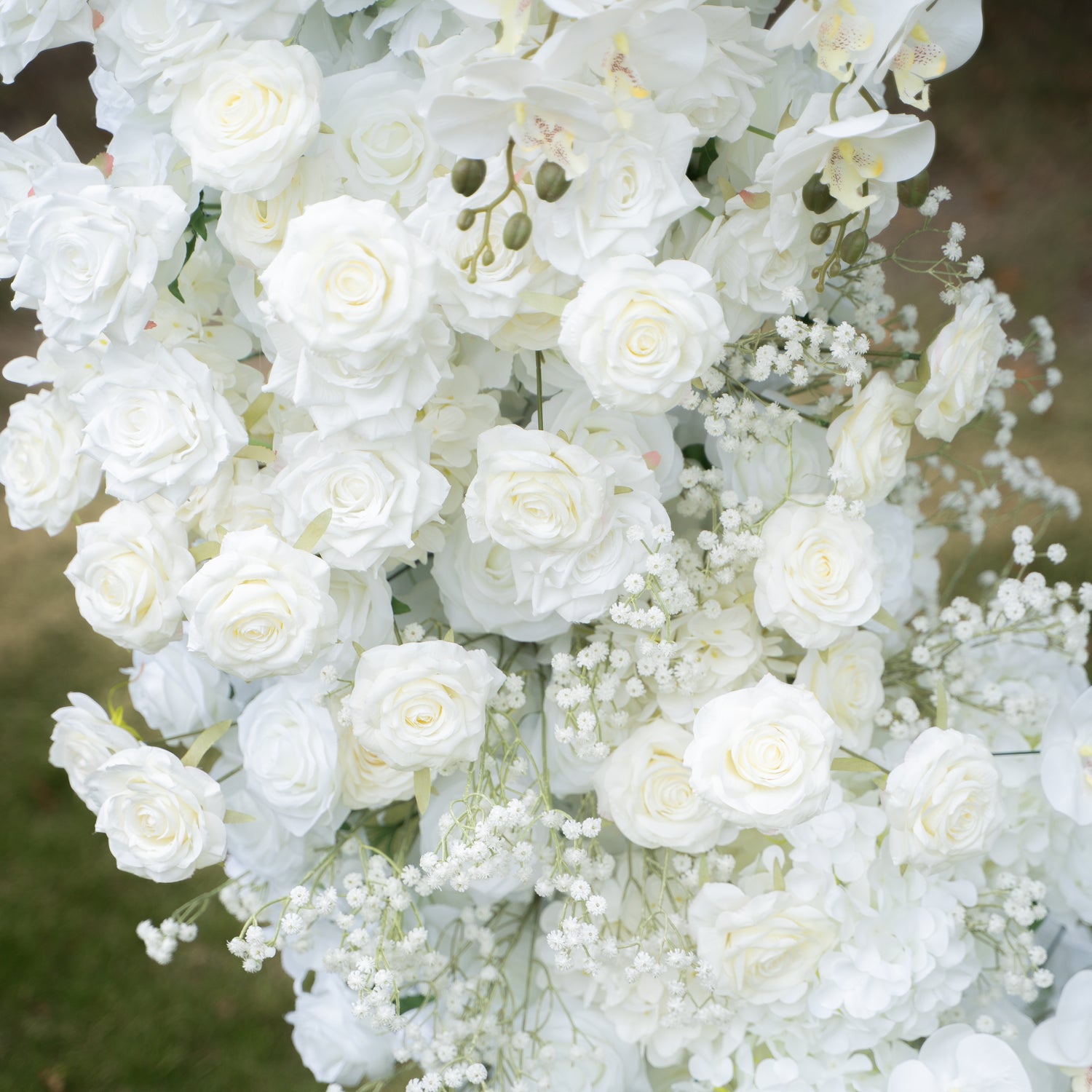 Donut Wedding Party Background Floral Arch Decoration
