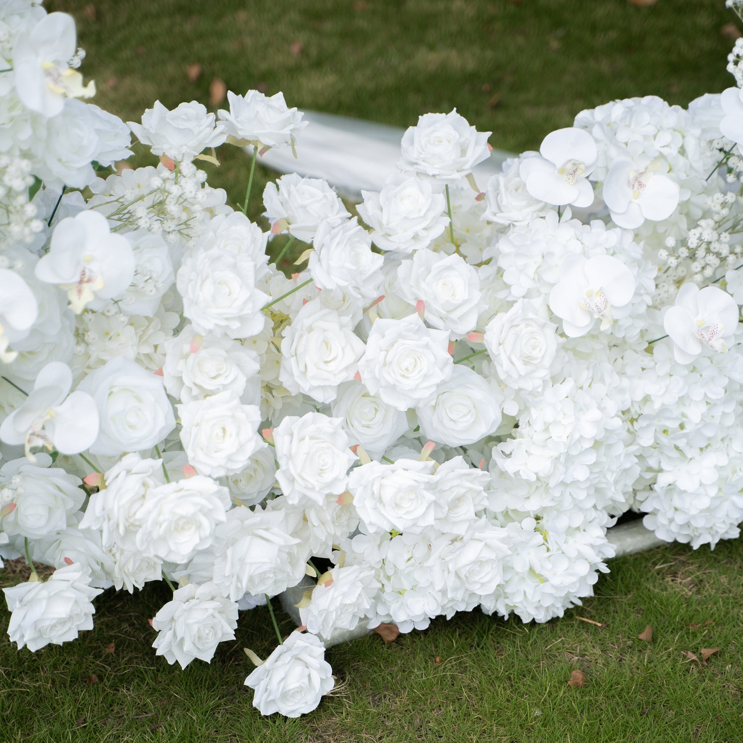 Donut Wedding Party Background Floral Arch Decoration