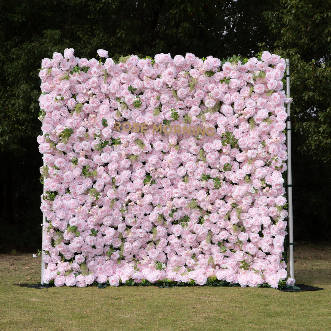 Elegante๏ผ5D Fabric Artificial rolling up curtain flower wall