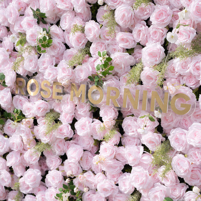 Elegante：5D Fabric Artificial rolling up curtain flower wall