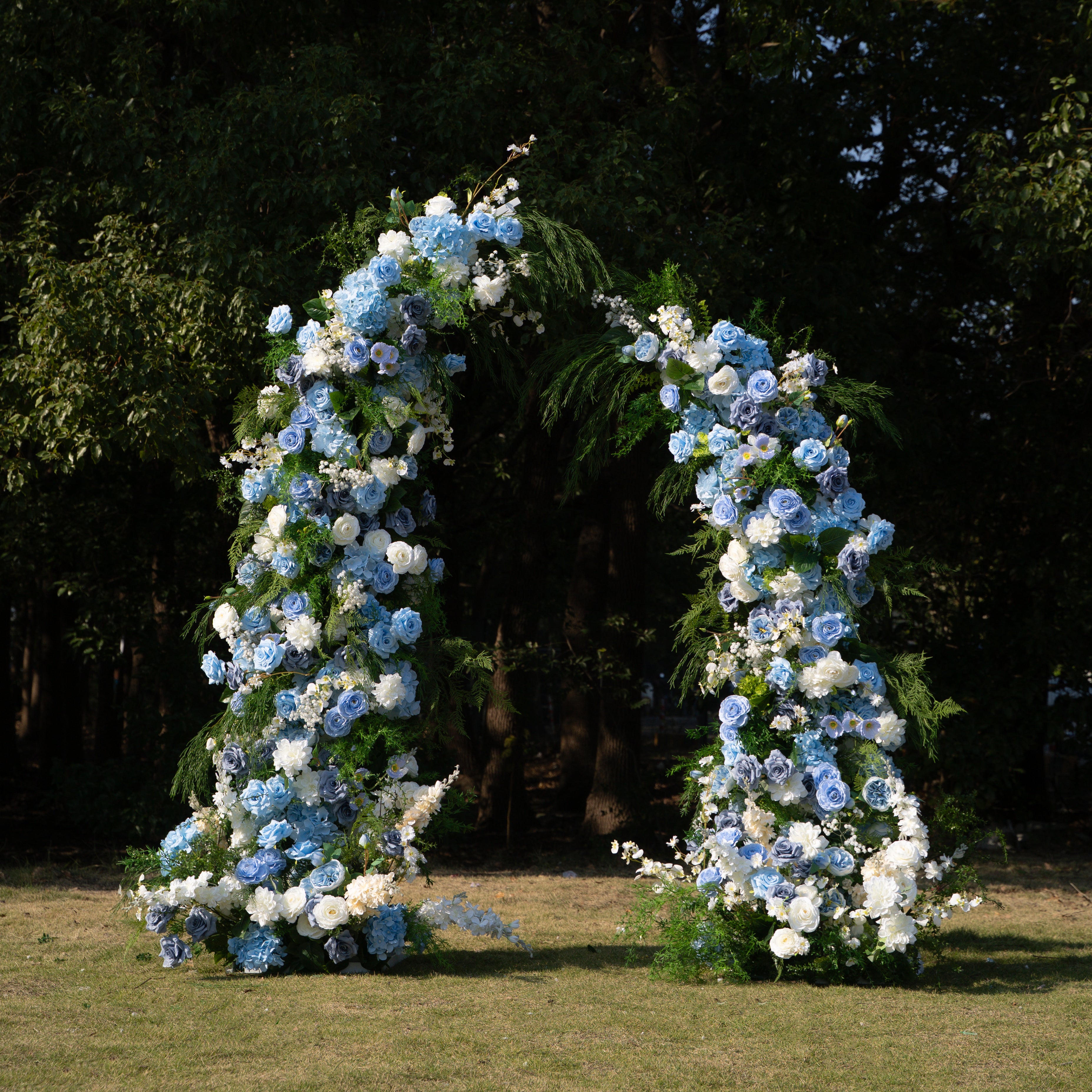 Elia: Wedding Party Background Floral Arch Decoration (Including Frame)