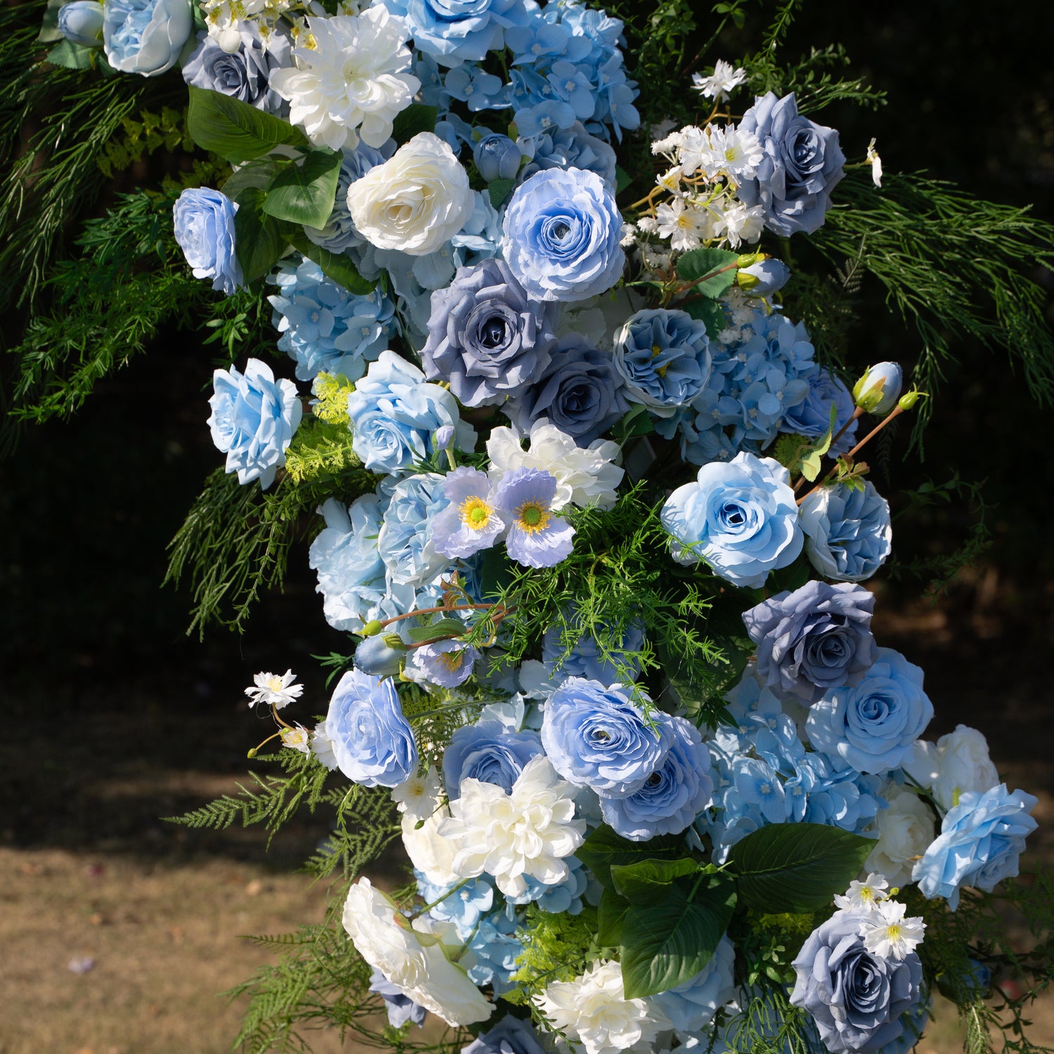 Elia: Wedding Party Background Floral Arch Decoration (Including Frame)