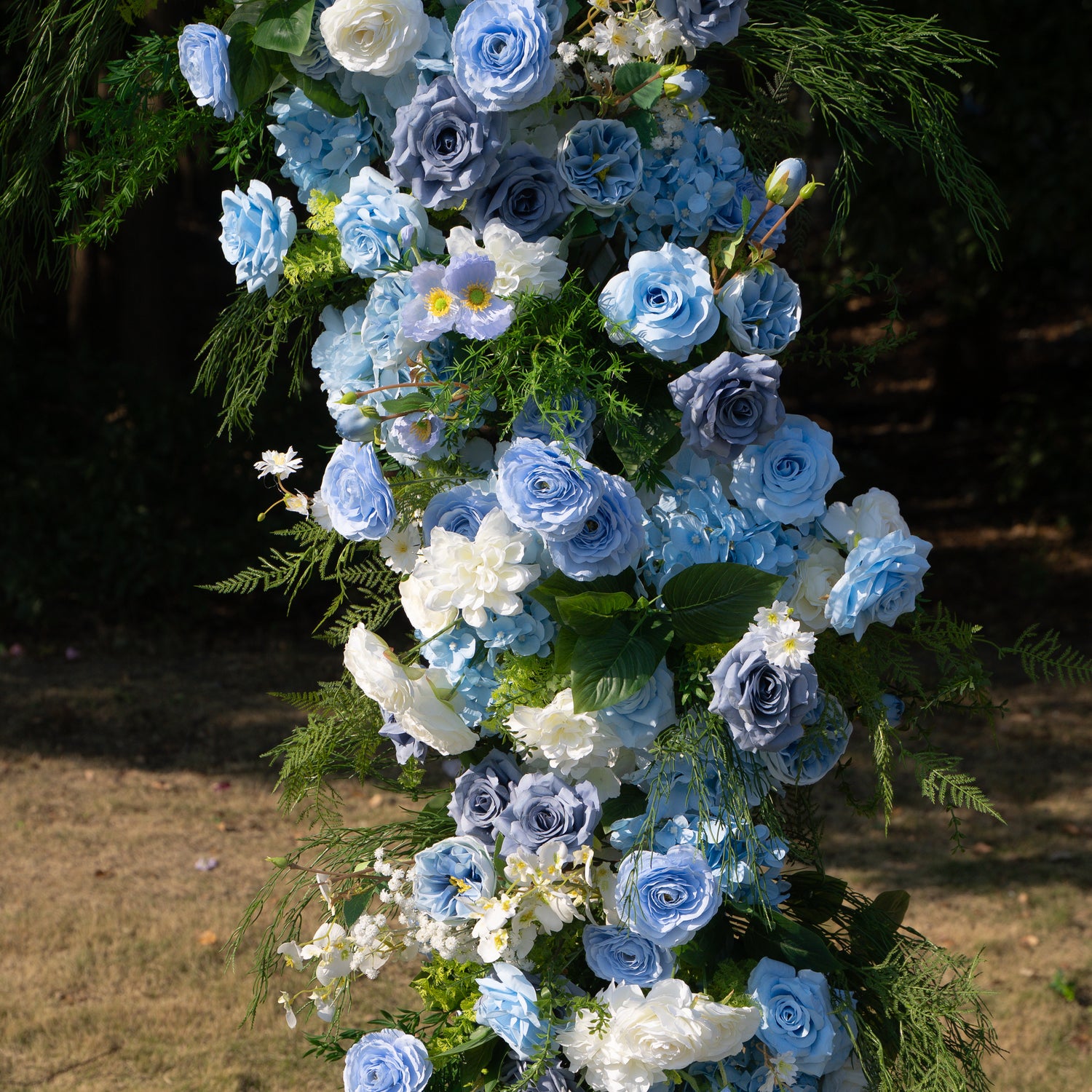 Elia: Wedding Party Background Floral Arch Decoration (Including Frame)