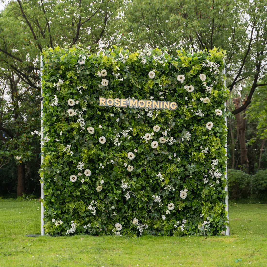 Eloise 2025:5D Fabric Artificial rolling up curtain flower wall