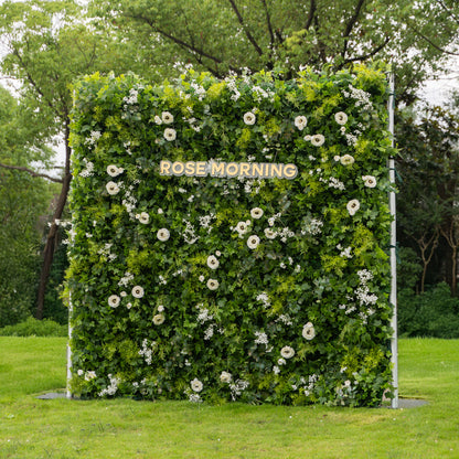 Eloise 2025：5D Fabric Artificial rolling up curtain flower wall