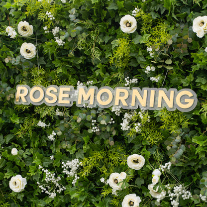 Eloise 2025：5D Fabric Artificial rolling up curtain flower wall