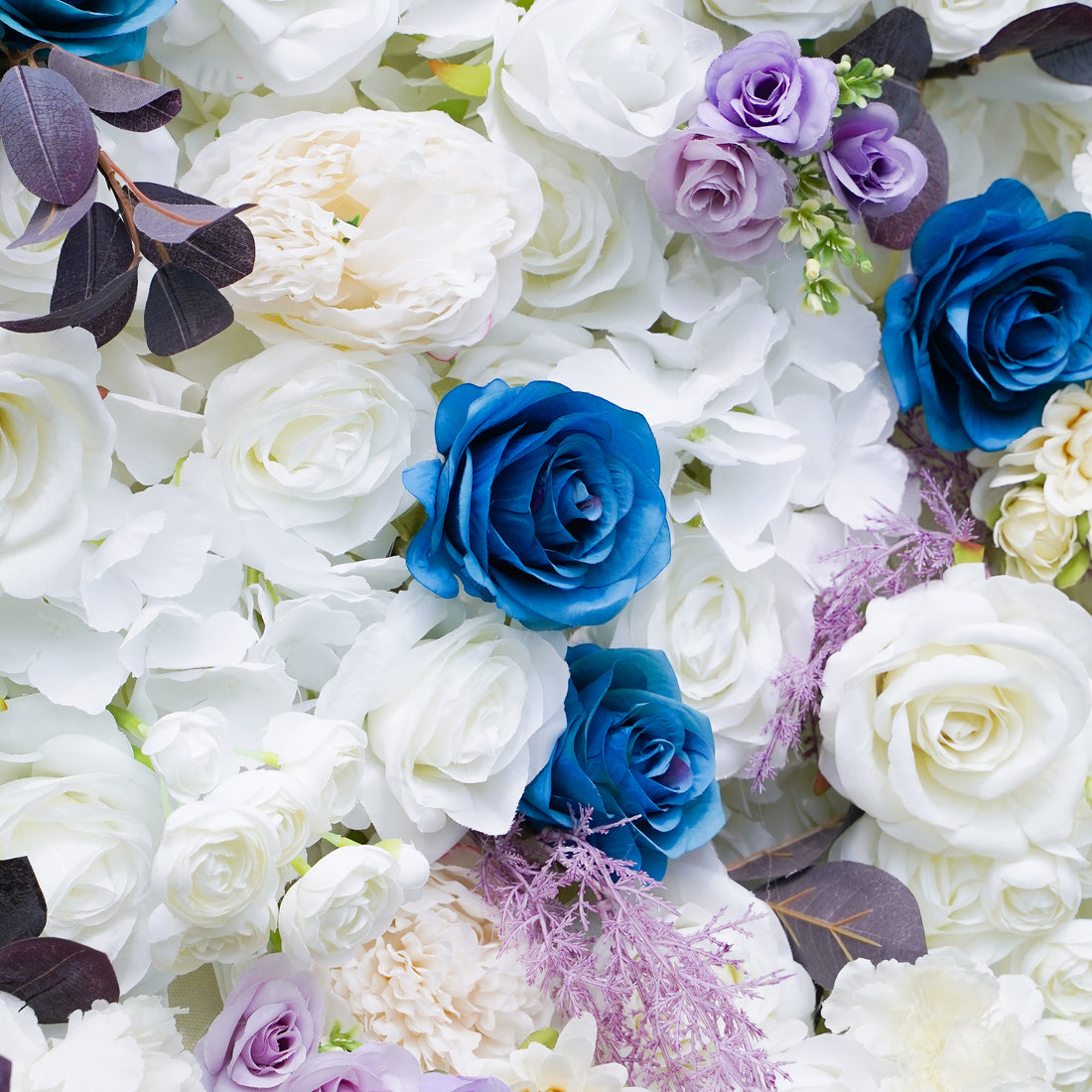 Erin: 3D Fabric Artificial Flower Wall Rolling Up Curtain Flower Wall R795 - 8ft*8ft Rose Morning