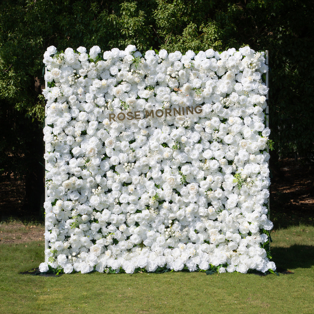 Friday：5D Fabric Artificial rolling up curtain flower wall