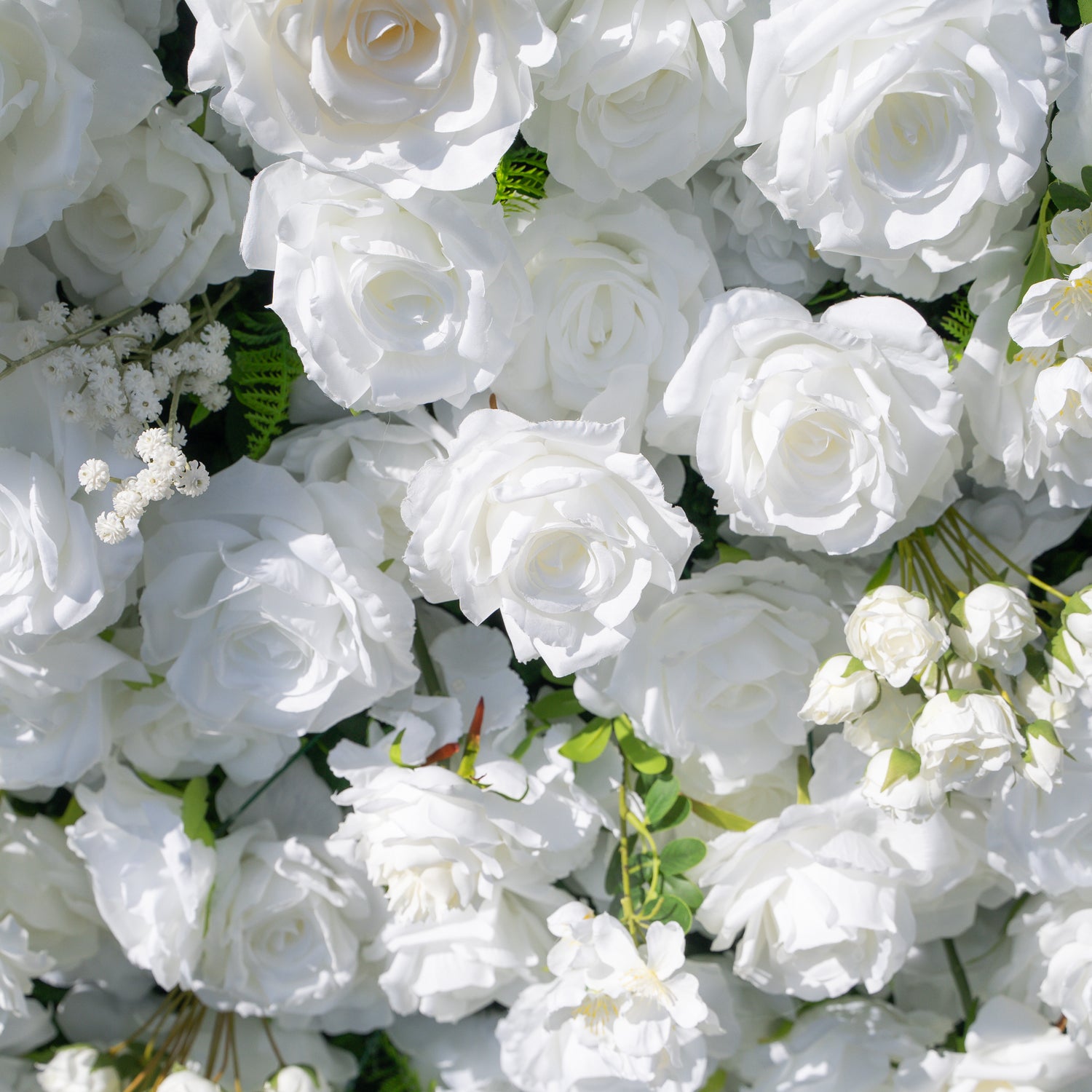 Friday：5D Fabric Artificial rolling up curtain flower wall