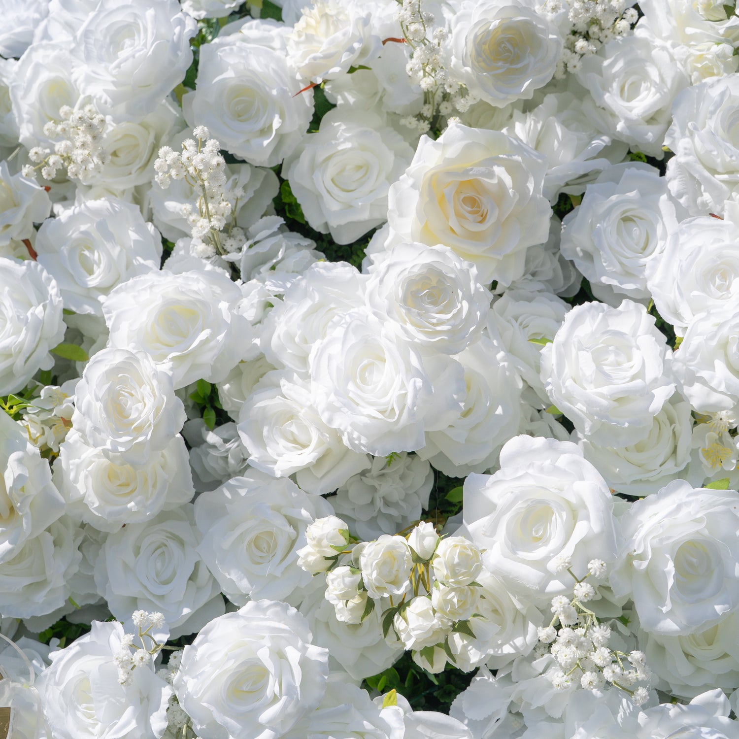 Friday：5D Fabric Artificial rolling up curtain flower wall