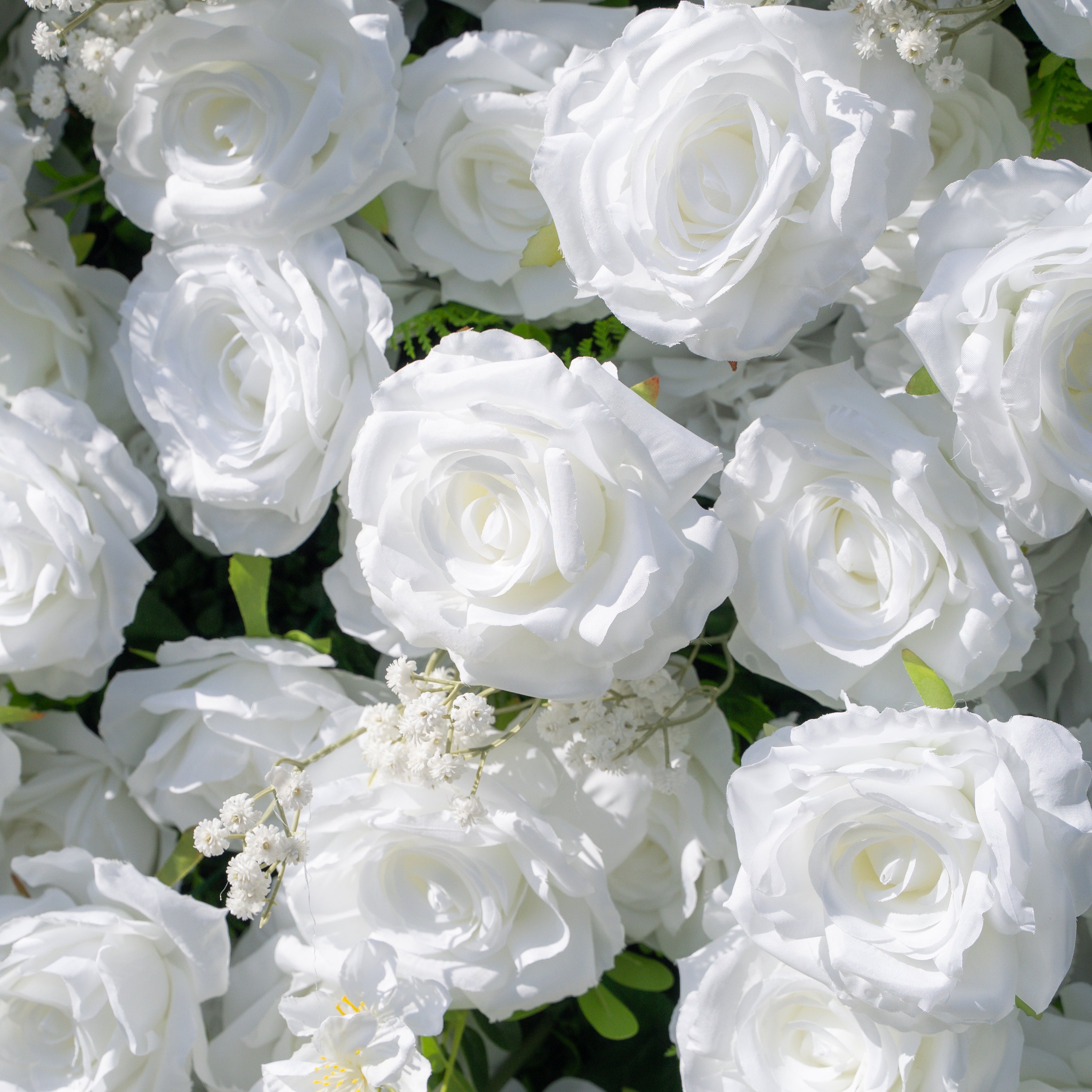 Friday - White Popular 5D Fabric Roll Up Flower Wall for Wedding Party Event Backdrop