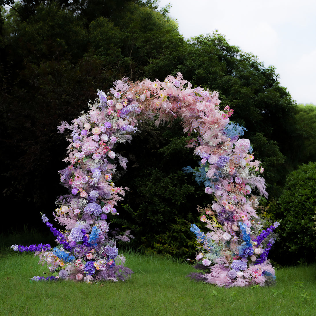Future:2023 New Wedding Party Background Floral Arch Decoration Including Frame -R921 Rose Morning