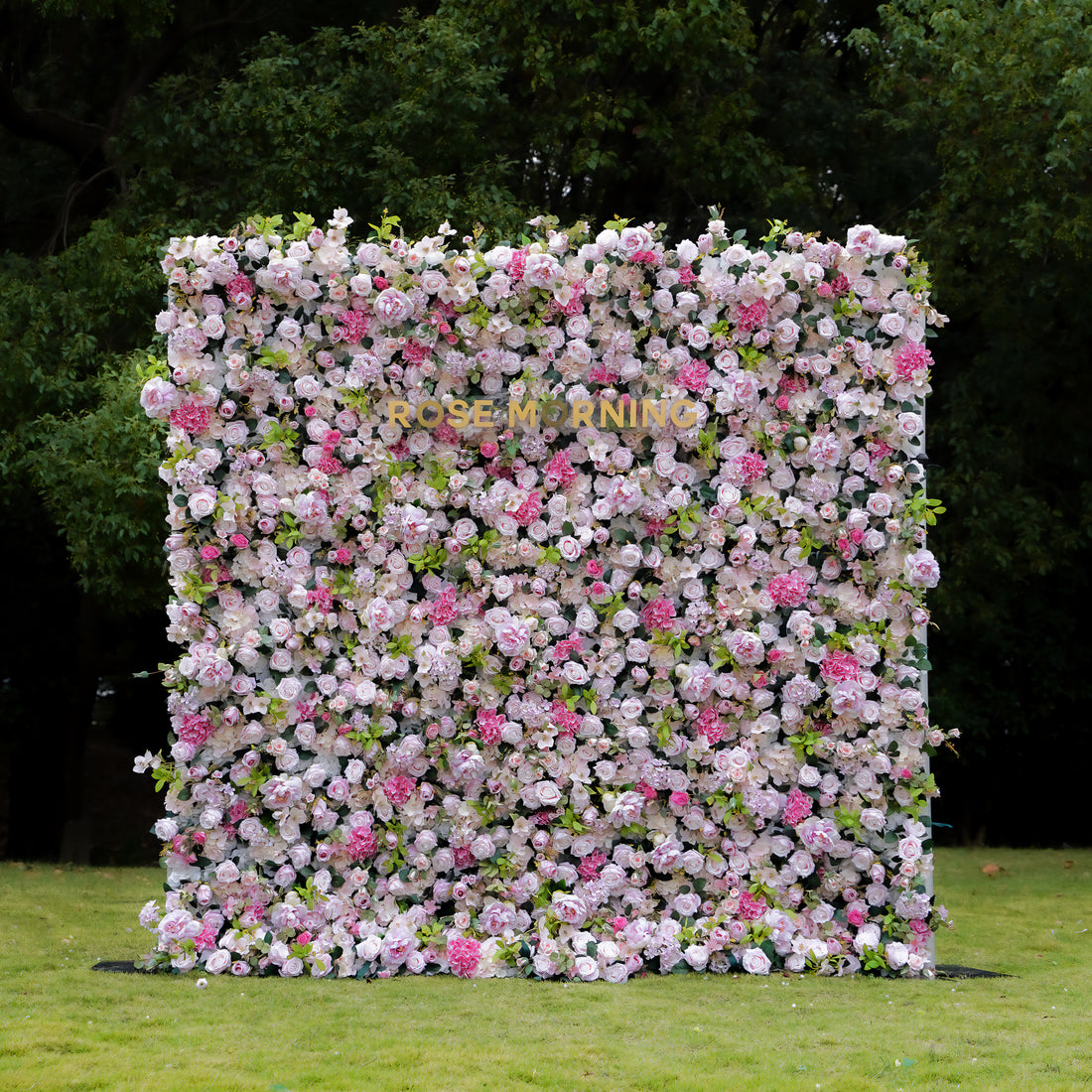 Georgia 5D 2023 New Fabric Artificial rolling up curtain flower wall Rose Morning