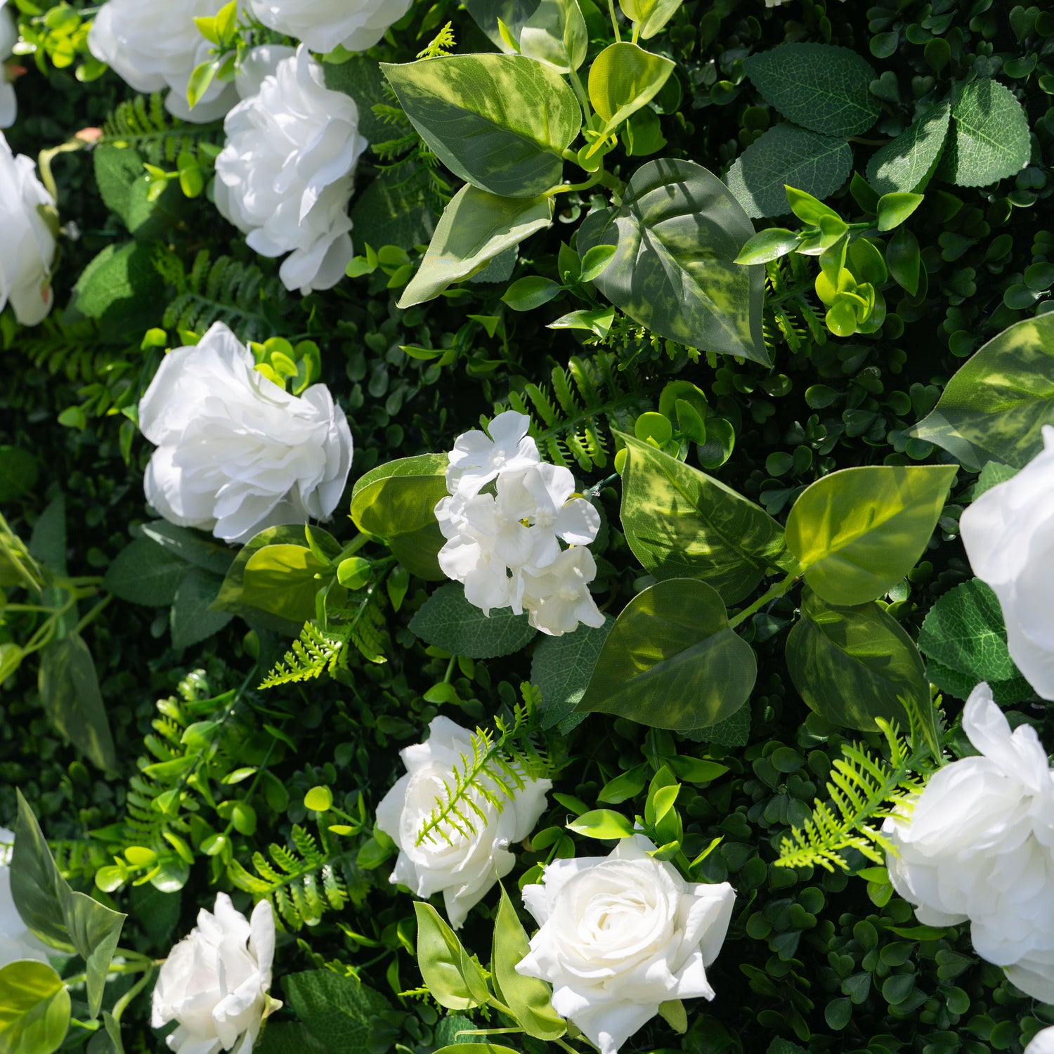 Harvard:Fabric Artificial rolling up curtain flower wall 8ftx8ft for wedding and event decorations（Only USA））