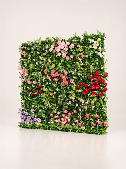 Fiorielle: 3D Fabric Artificial Zip Up Curtain Flower Wall For Wedding and Events Decoration