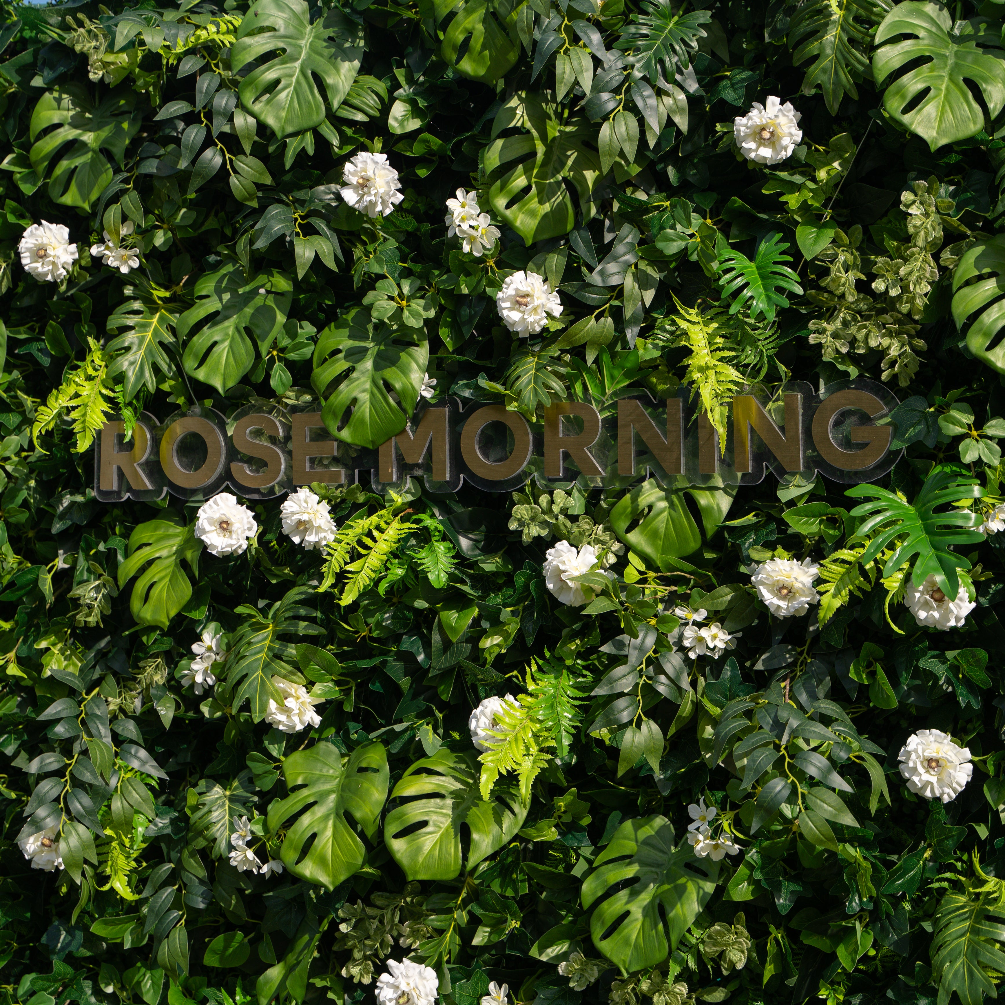 Hristina：5D Fabric Artificial rolling up curtain flower wall