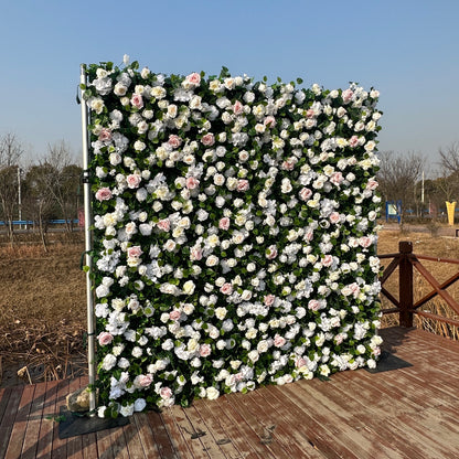 ULA004：3D Unique Limited Fabric Artificial rolling up curtain flower wall （The ONLY ONE piece in the world）