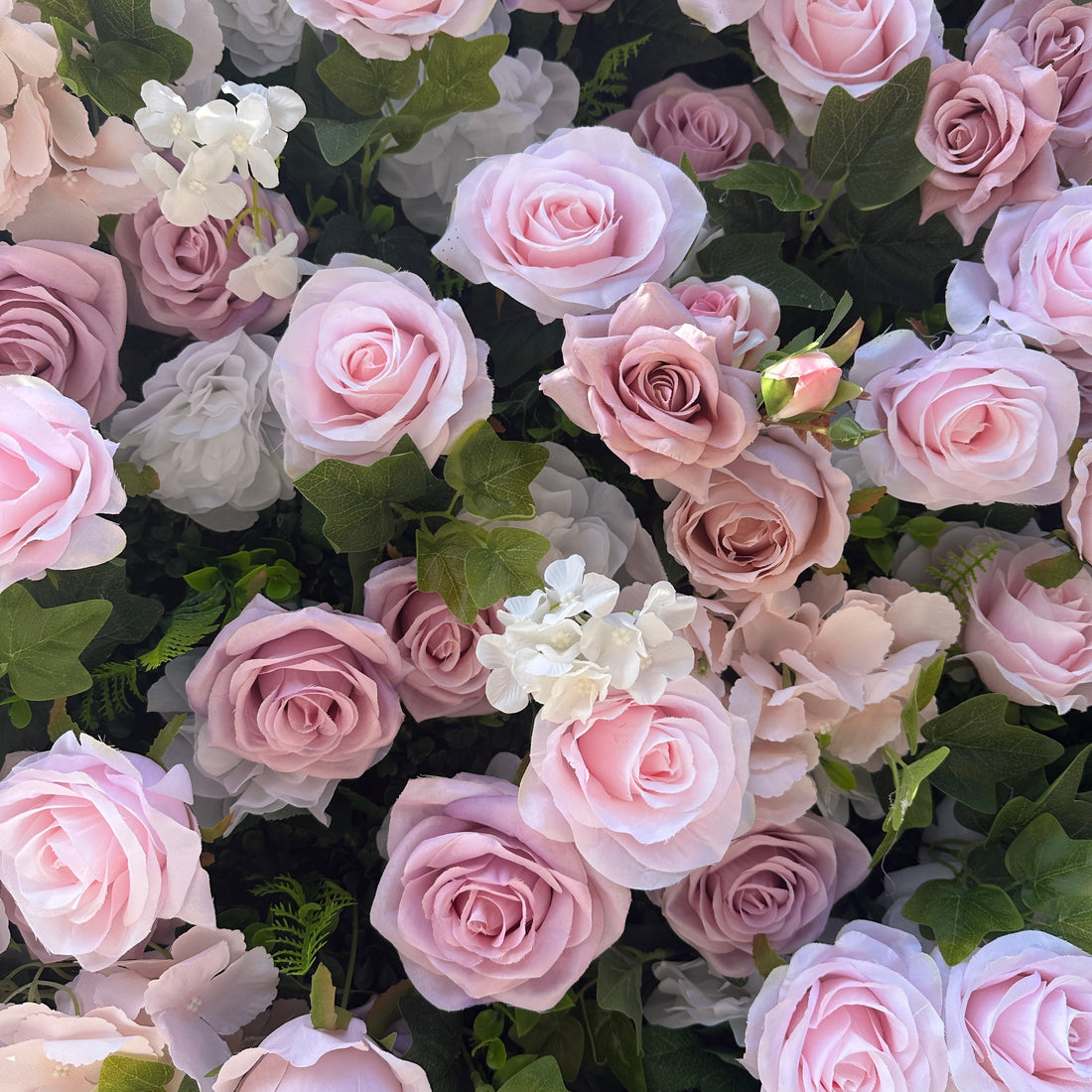 UL807：3D Unique Limited Fabric Artificial rolling up curtain flower wall （The ONLY ONE piece in the world）