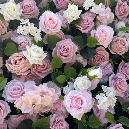 UL806：3D Unique Limited Fabric Artificial rolling up curtain flower wall （The ONLY ONE piece in the world）