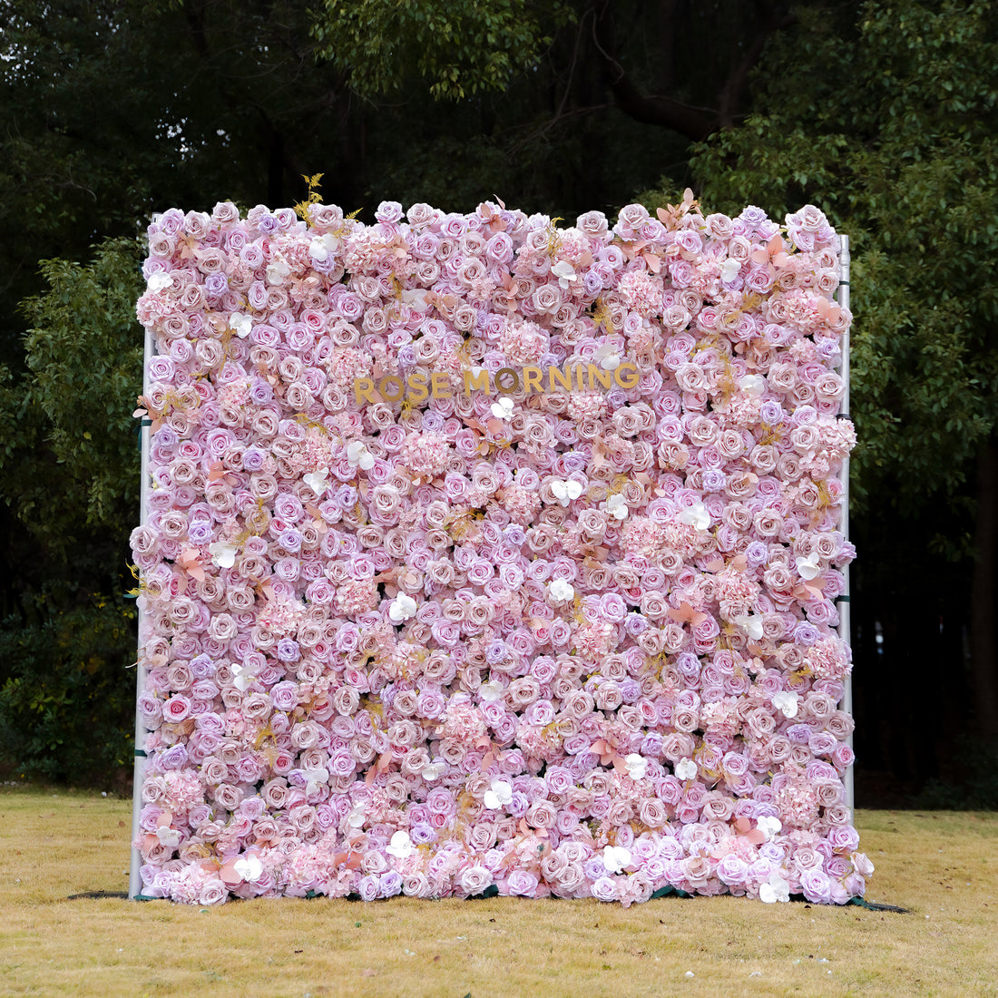 Ingrid:5D 2023 New Fabric Artificial rolling up curtain flower wall