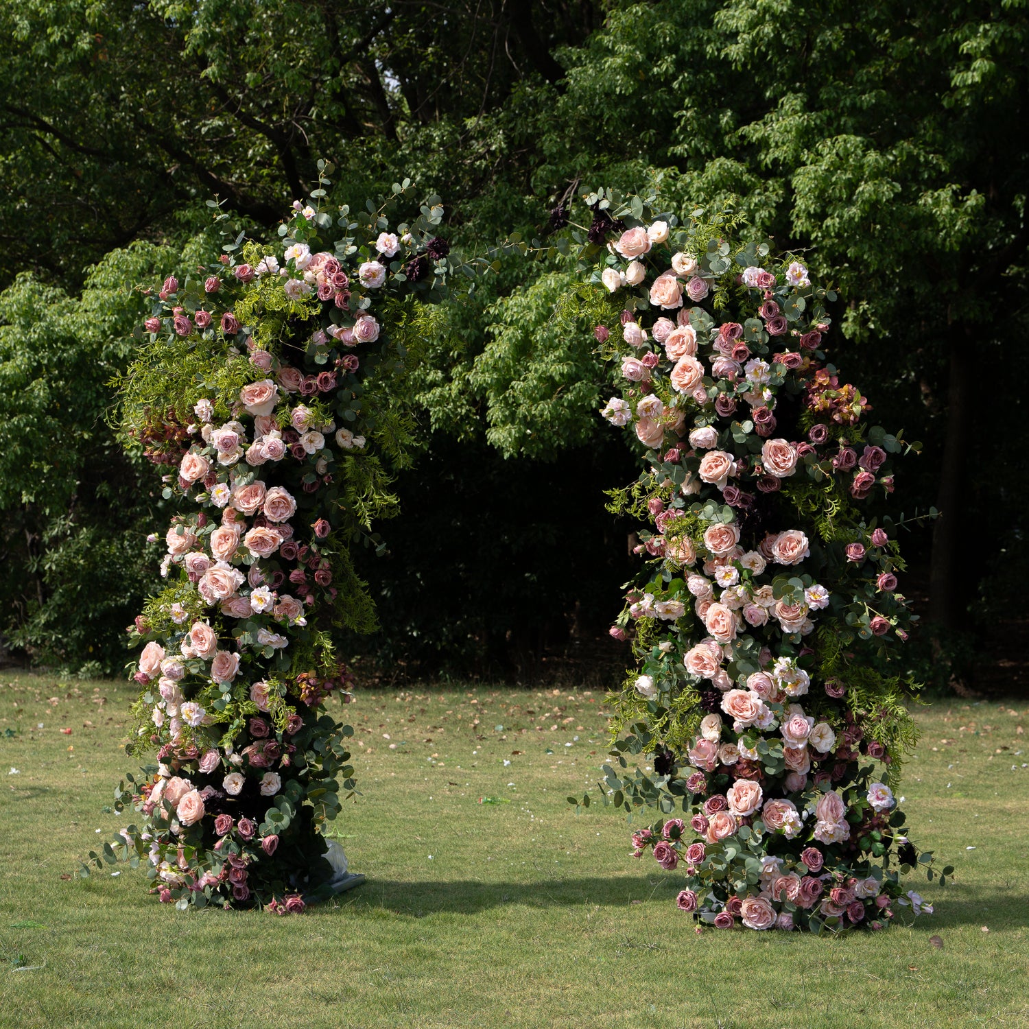 Jessie Wedding Party Background Floral Arch Decoration