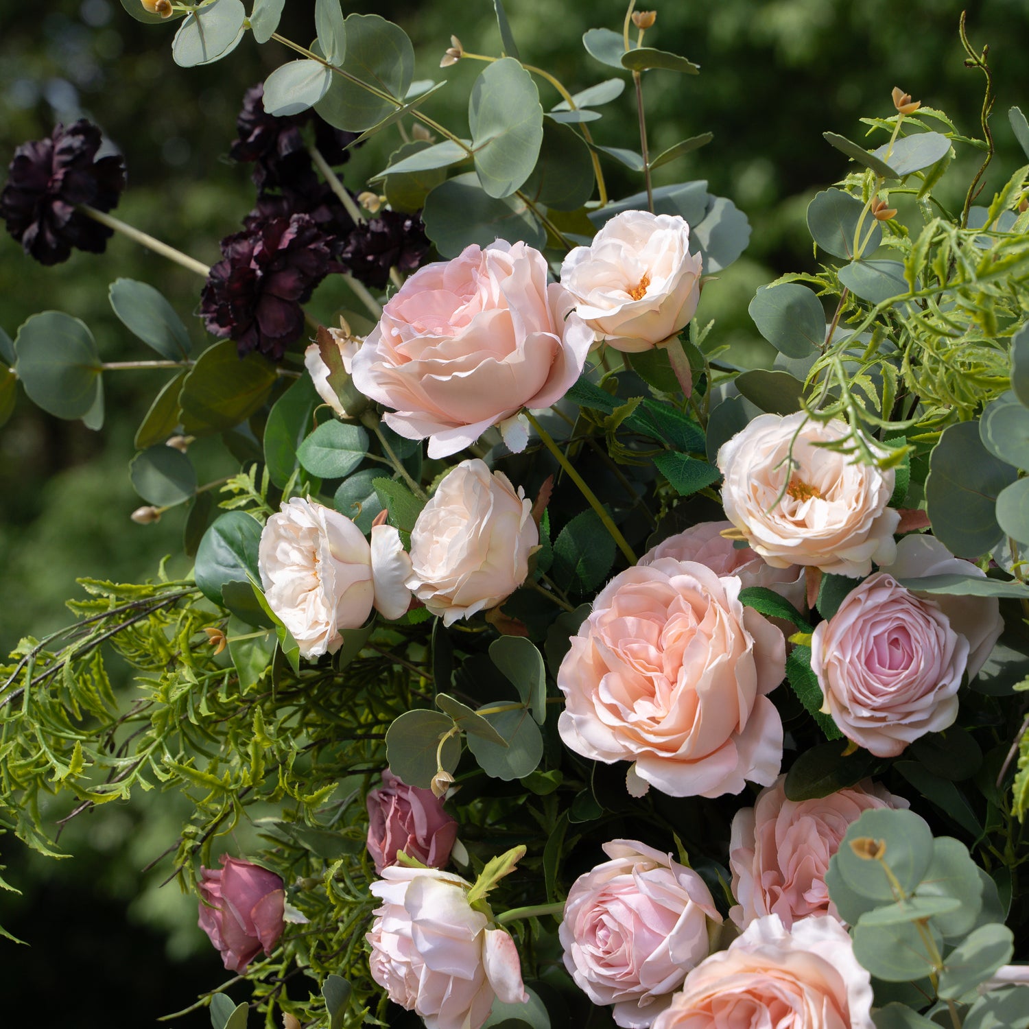 Jessie Wedding Party Background Floral Arch Decoration