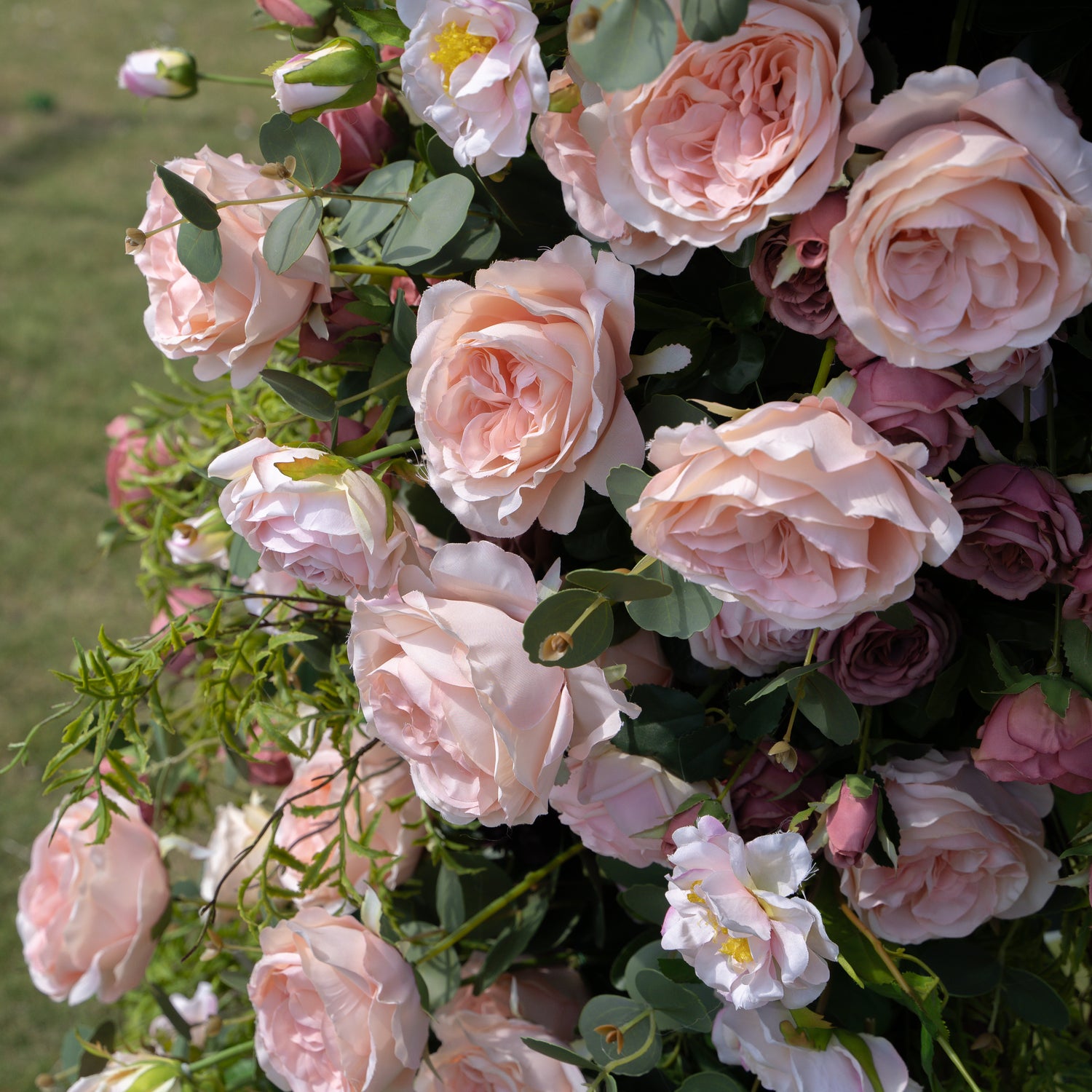 Jessie Wedding Party Background Floral Arch Decoration