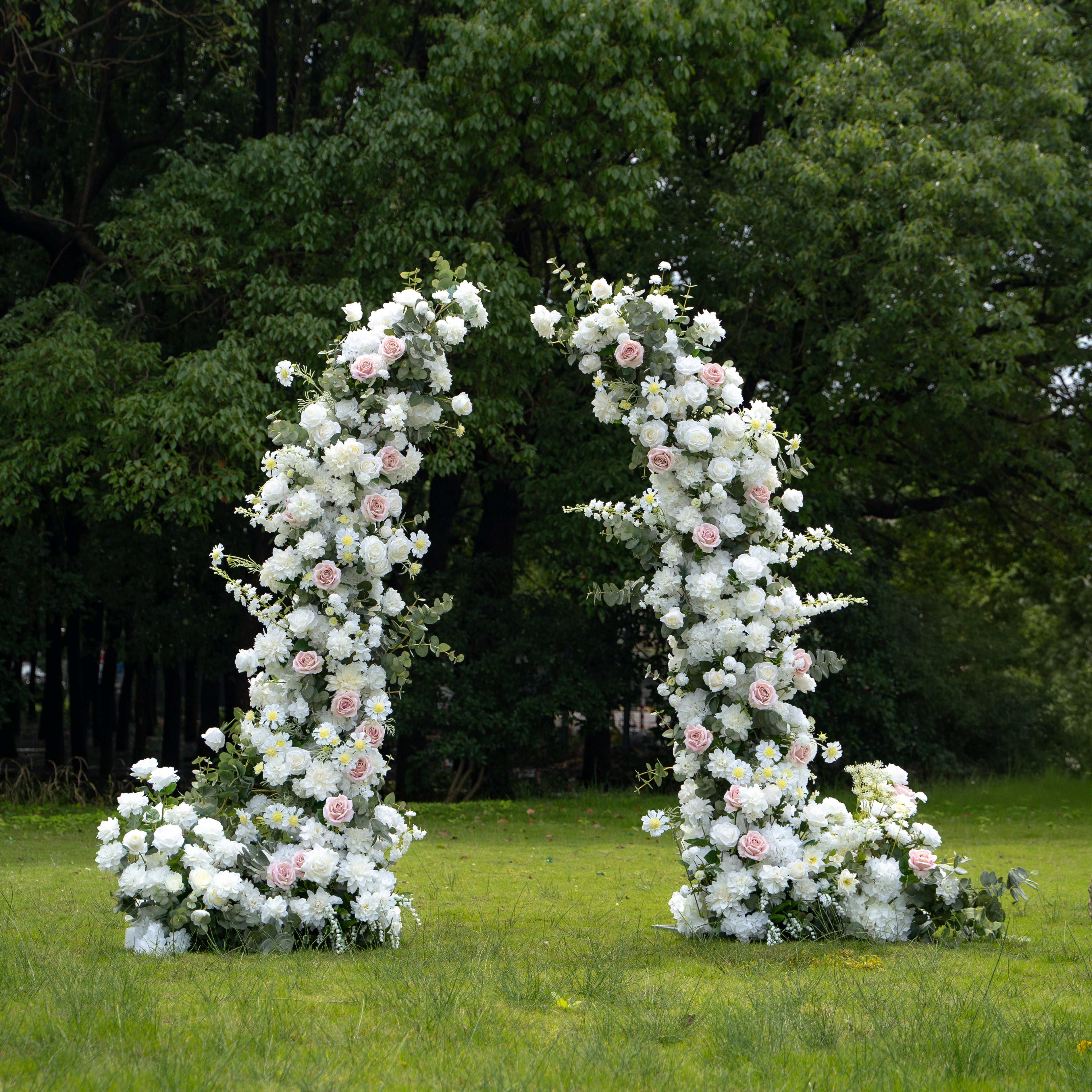 Jo : New Wedding Party Background Floral Arch Decoration