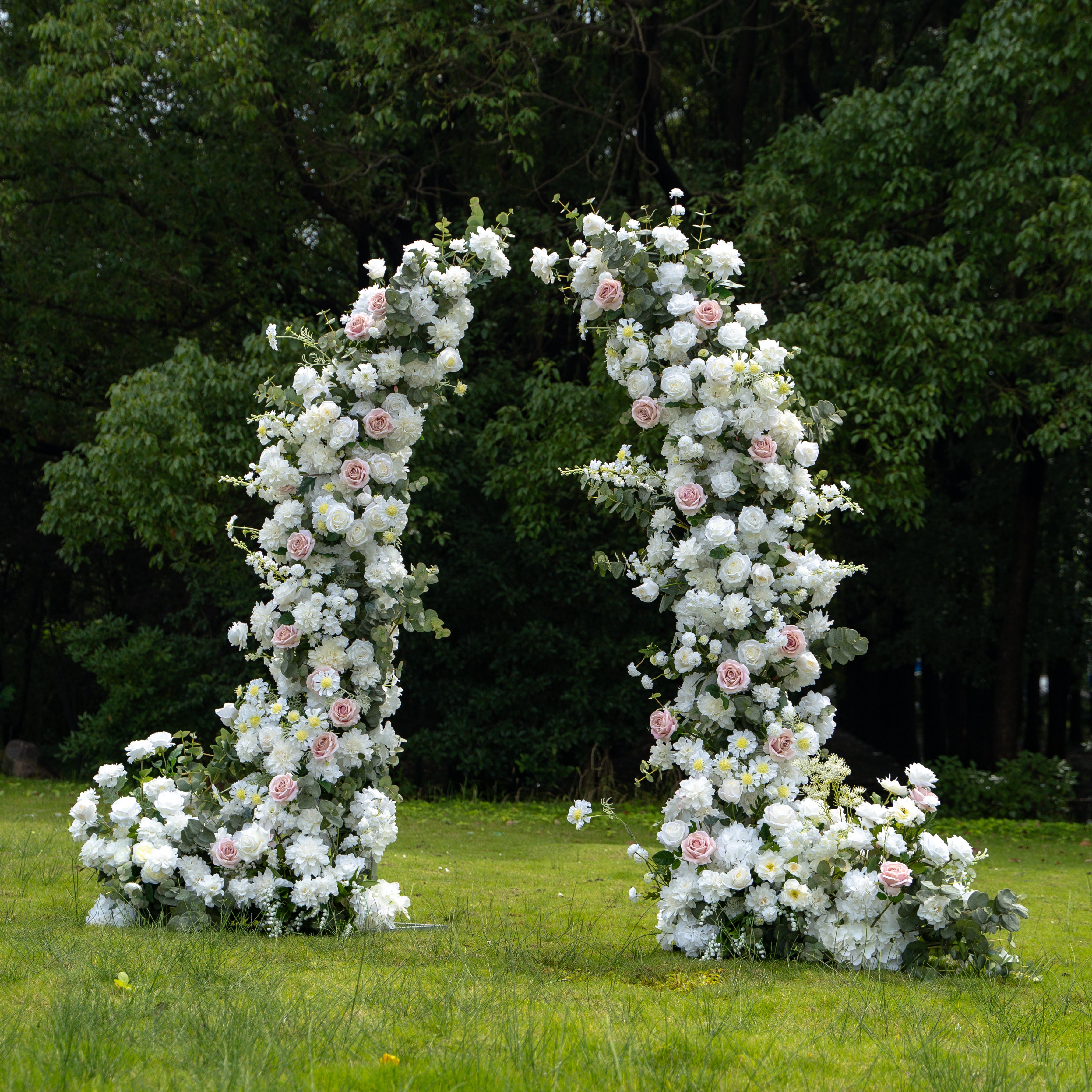 Jo : New Wedding Party Background Floral Arch Decoration