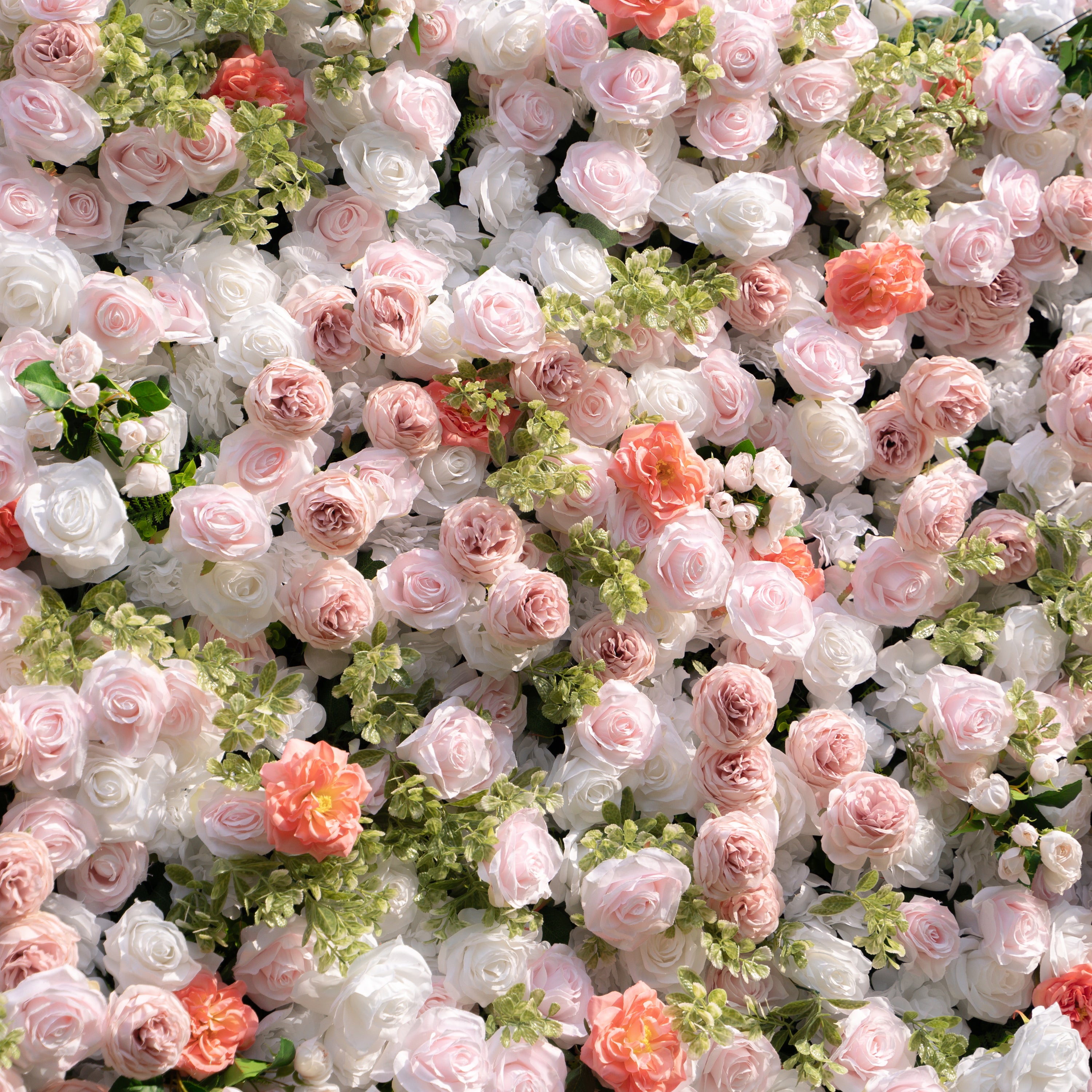 Kaisley：5D Fabric Artificial rolling up curtain flower wall