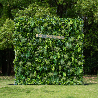 Kerline：4D Fabric Artificial rolling up curtain flower wall