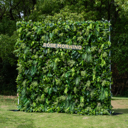 Kerline：4D Fabric Artificial rolling up curtain flower wall