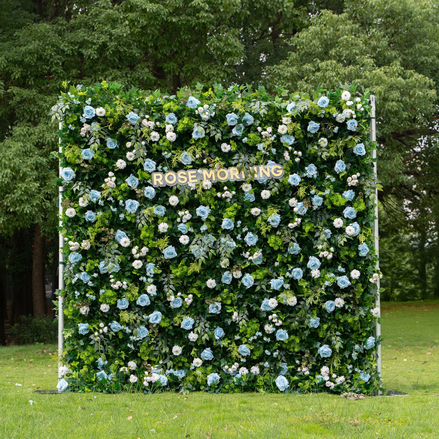 Kritzia：4D Fabric Artificial zip up curtain flower wall 8ft*8ft (Ready to ship)