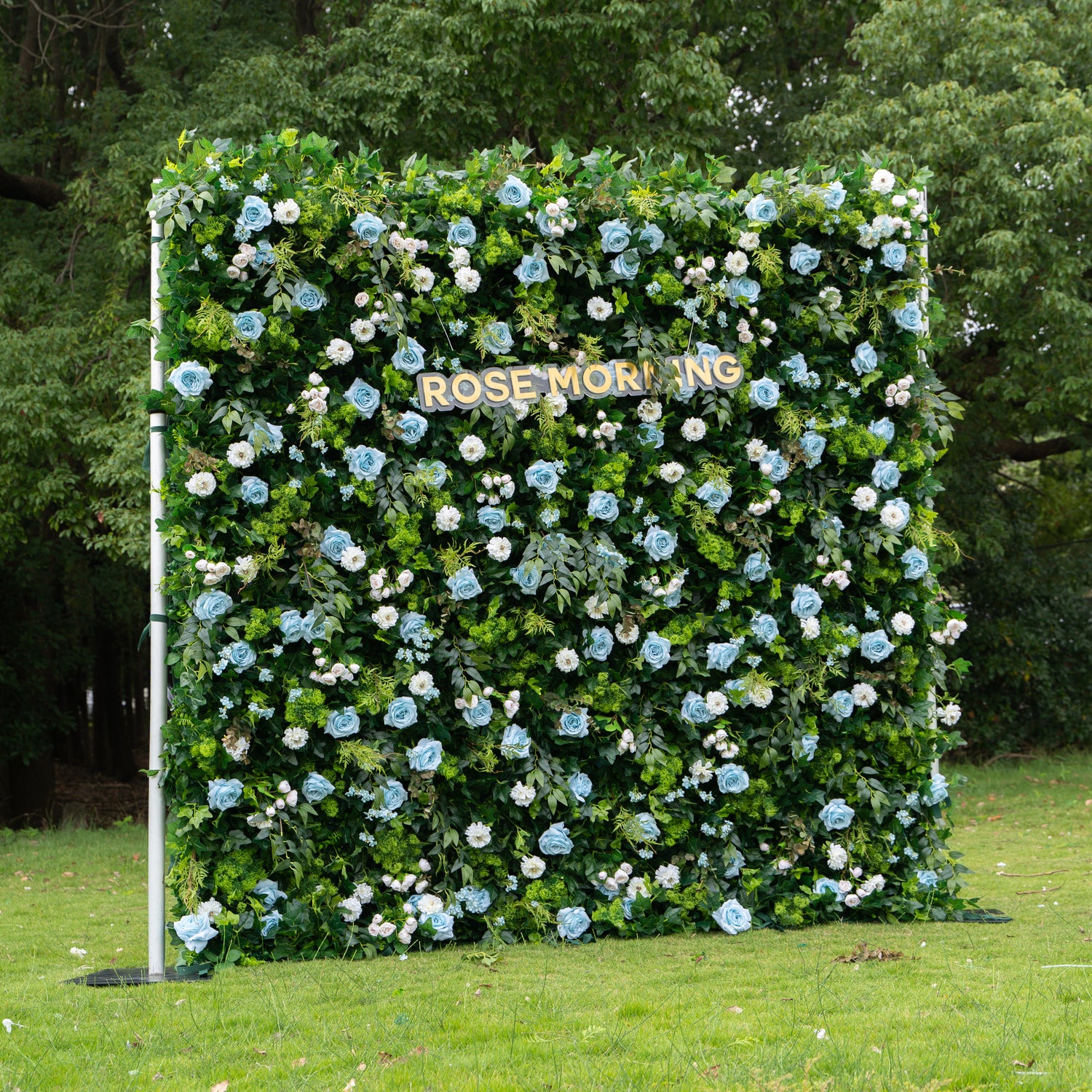 Kritzia：4D Fabric Artificial zip up curtain flower wall 8ft*8ft (Ready to ship)