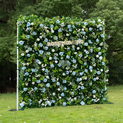 Kritzia：4D Fabric Artificial zip up curtain flower wall 8ft*8ft