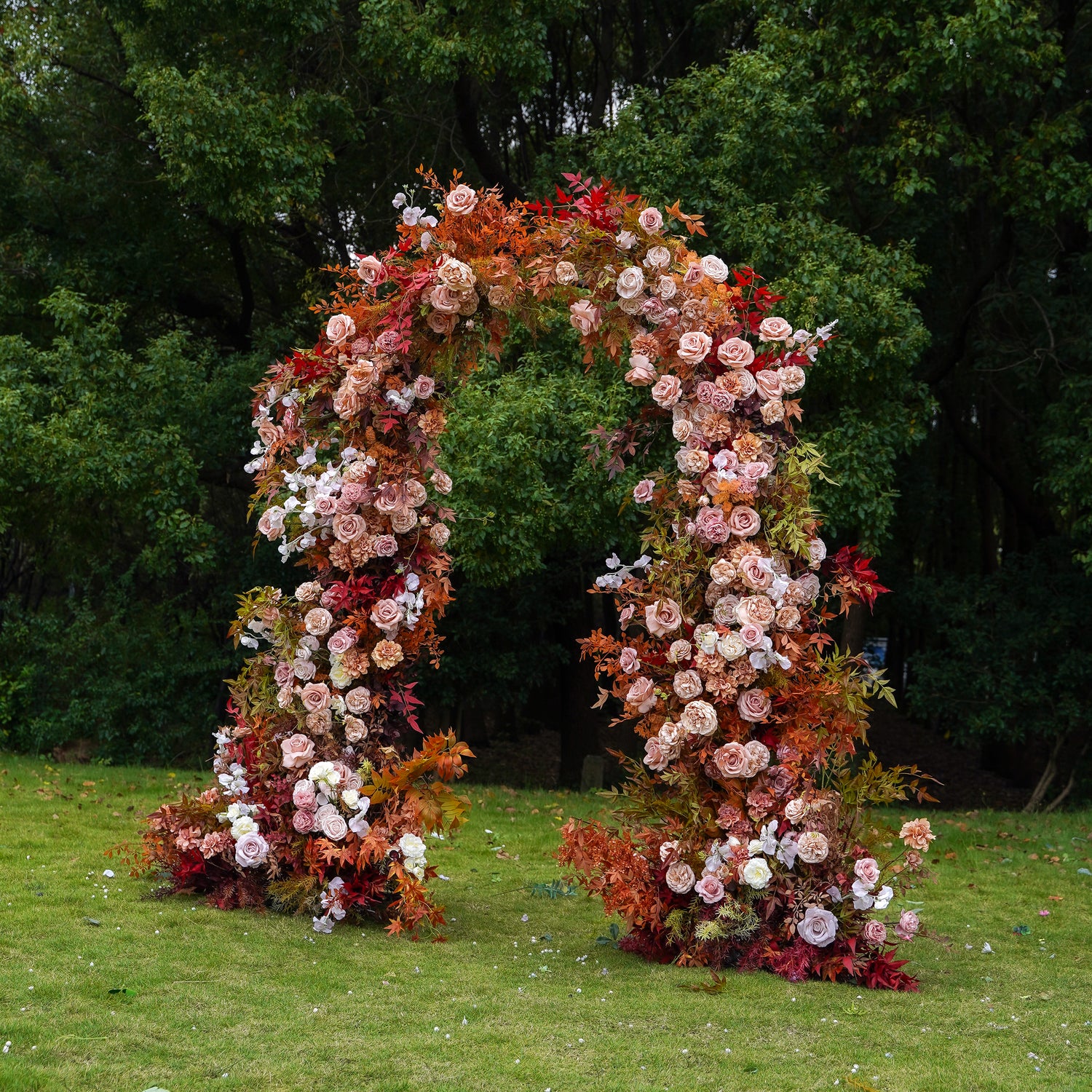 Liam 2023 New Wedding Party Background Floral Arch Decoration Rose Morning