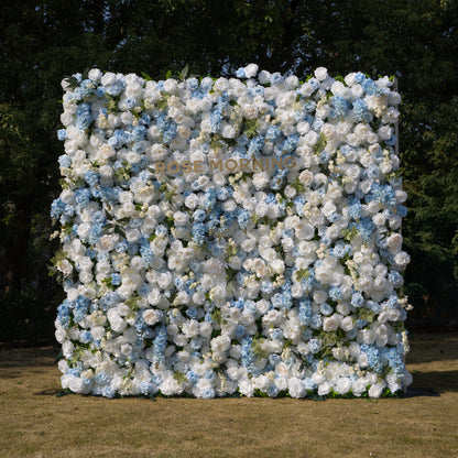 Loira ：Limited Custom Release Blue–white gradient Photogenic Full-bloom texture 8ft*8ft