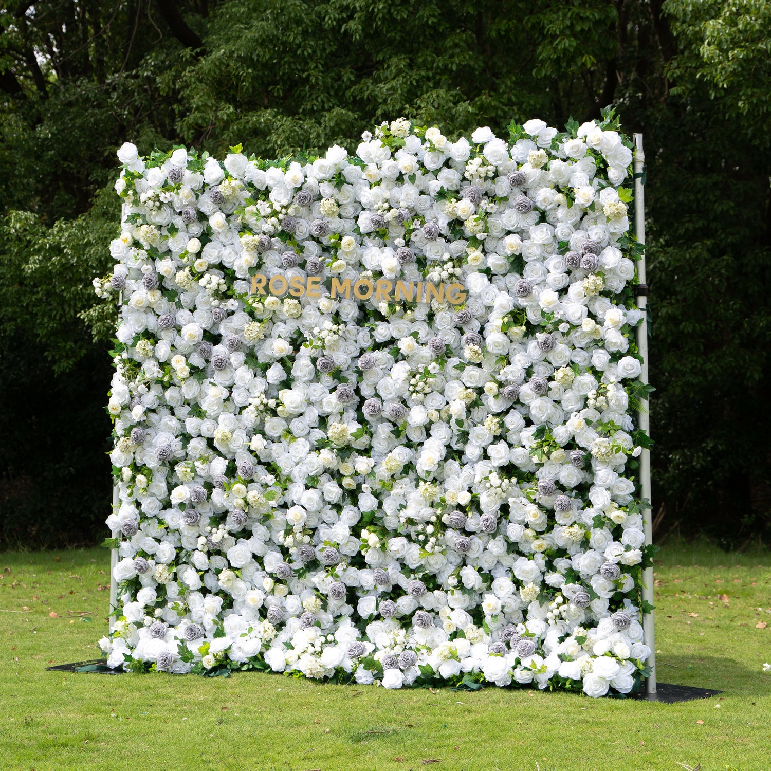 Louise：4D Fabric Artificial rolling up curtain flower wall (Ready to ship)